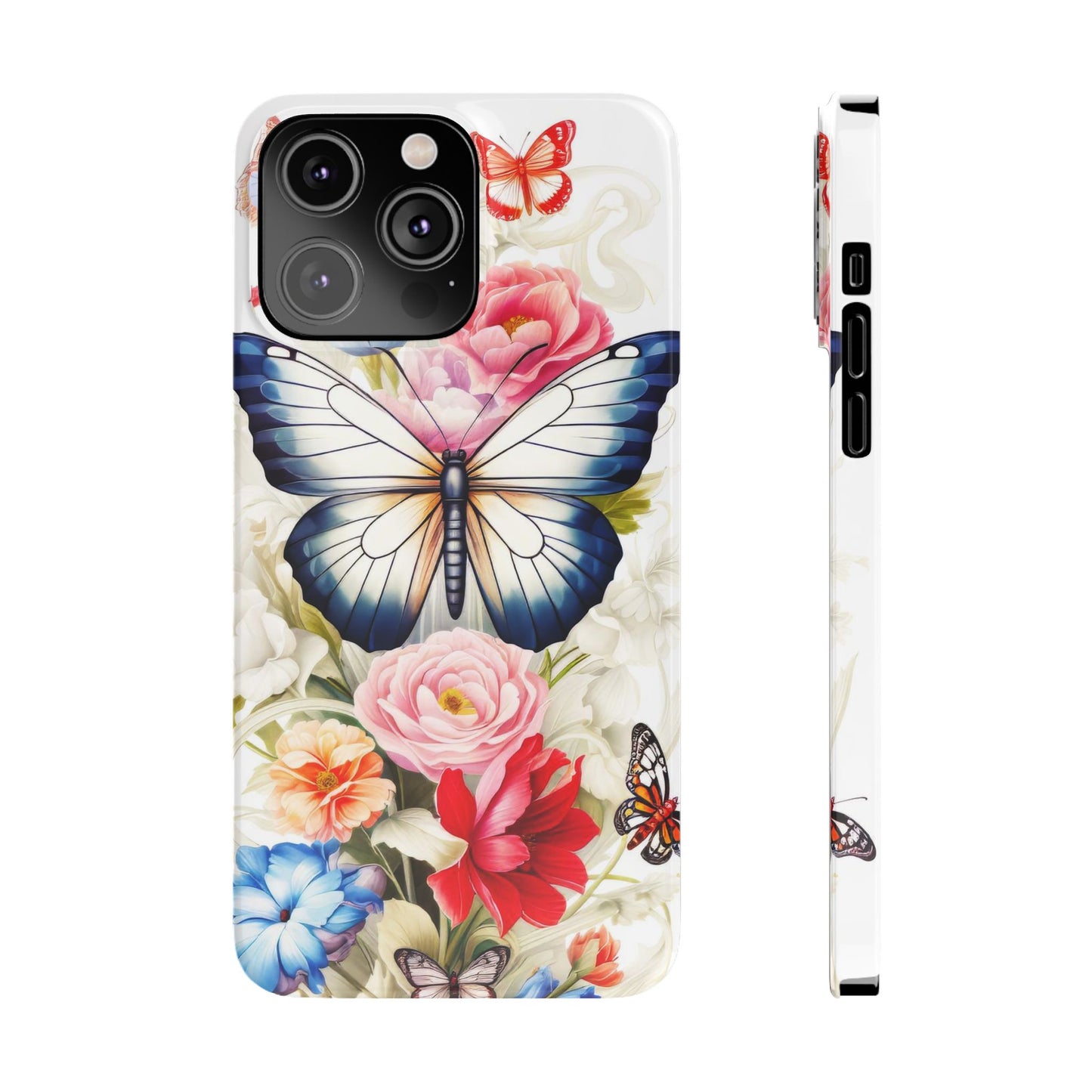 Butterfly Floral - iPhone Case