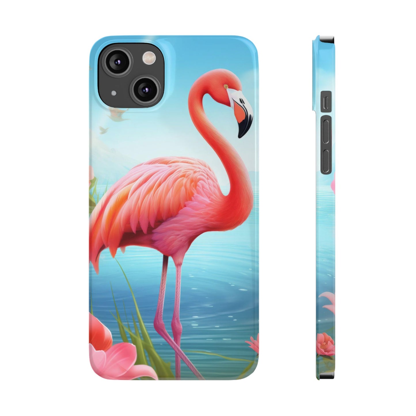 Tropical Flamingo - iPhone Case