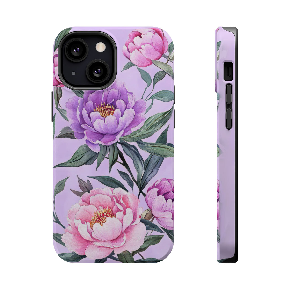 Lilac Peony - Magnetic iPhone Case