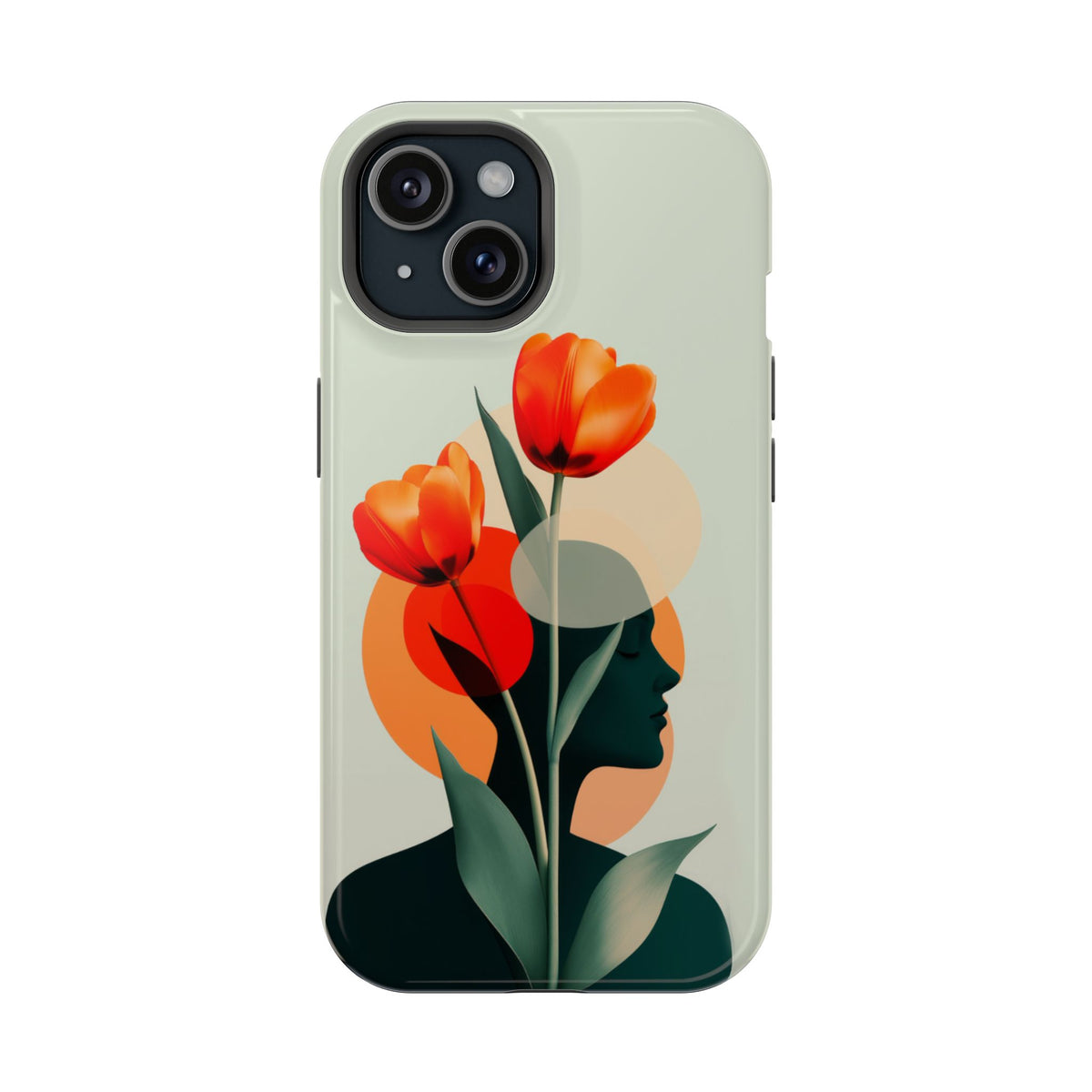Tulip Silhouette - Magnetic iPhone Case