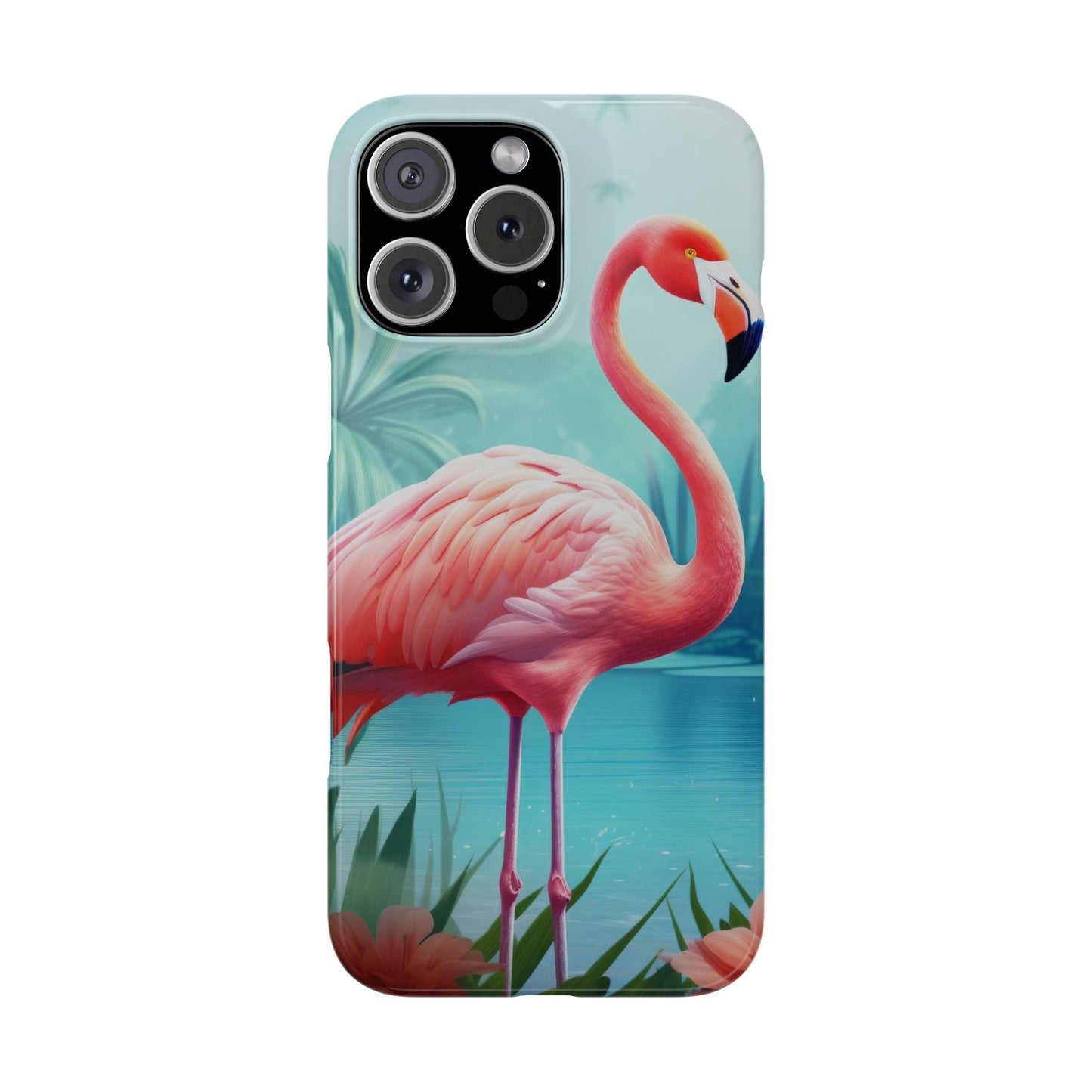 Pink Flamingo - iPhone Case