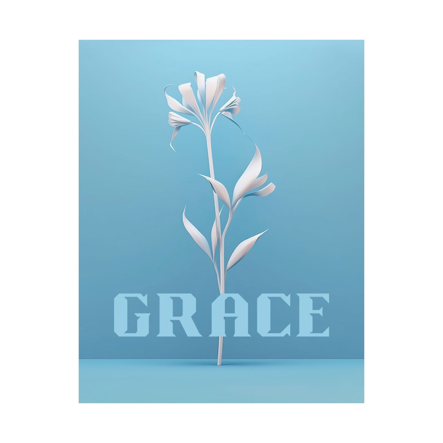 Grace – Floral Art Print