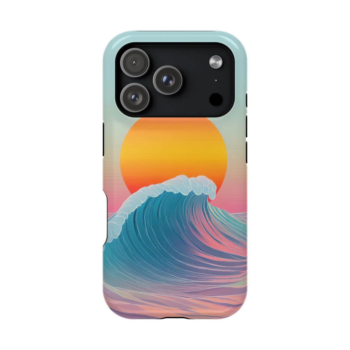 Sunset Wave - Magnetic iPhone Case