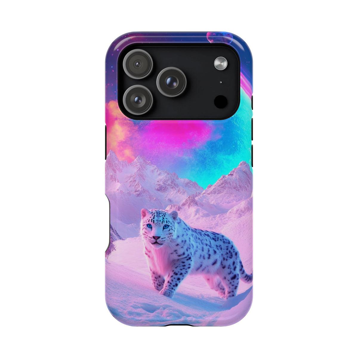 Snow Leopard - Magnetic iPhone Case