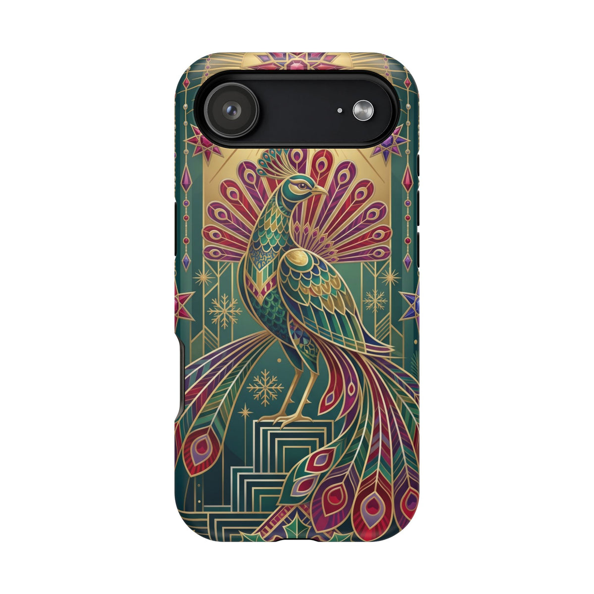 Art Deco Peacock - Magnetic iPhone Case