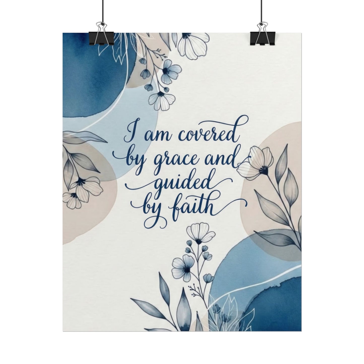 Covered by Grace - Christian Art Print