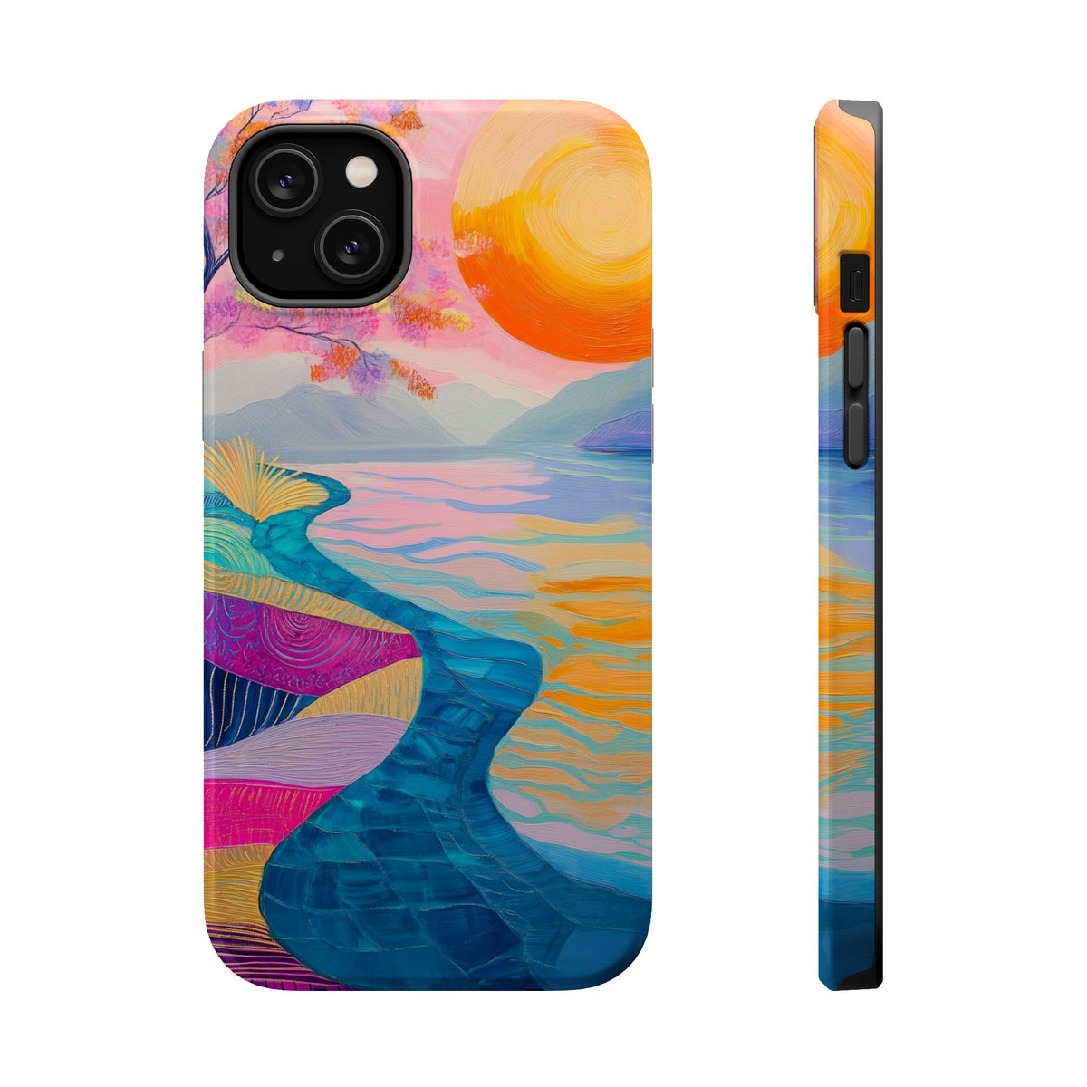 Sunset River - Magnetic iPhone Case