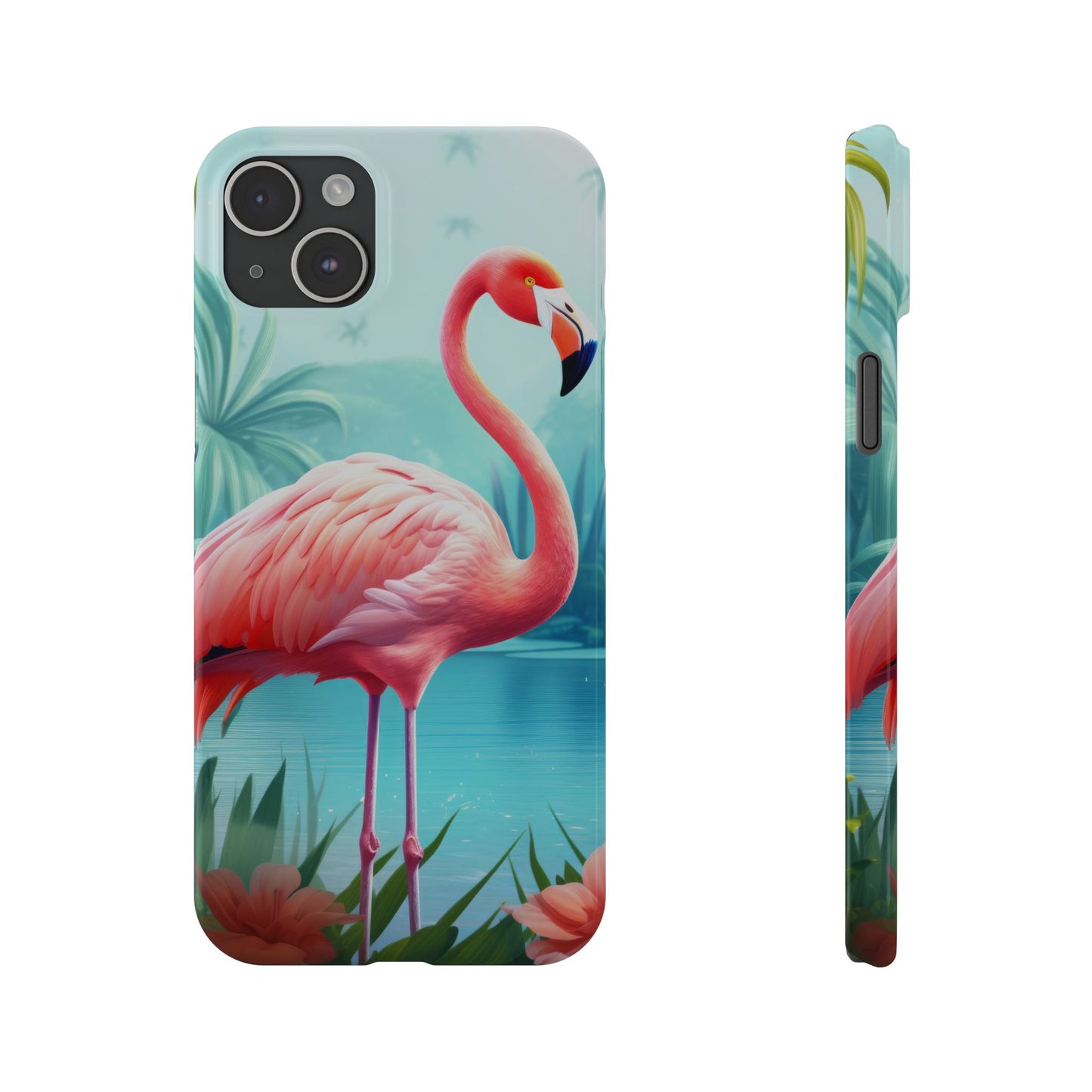 Pink Flamingo - iPhone Case