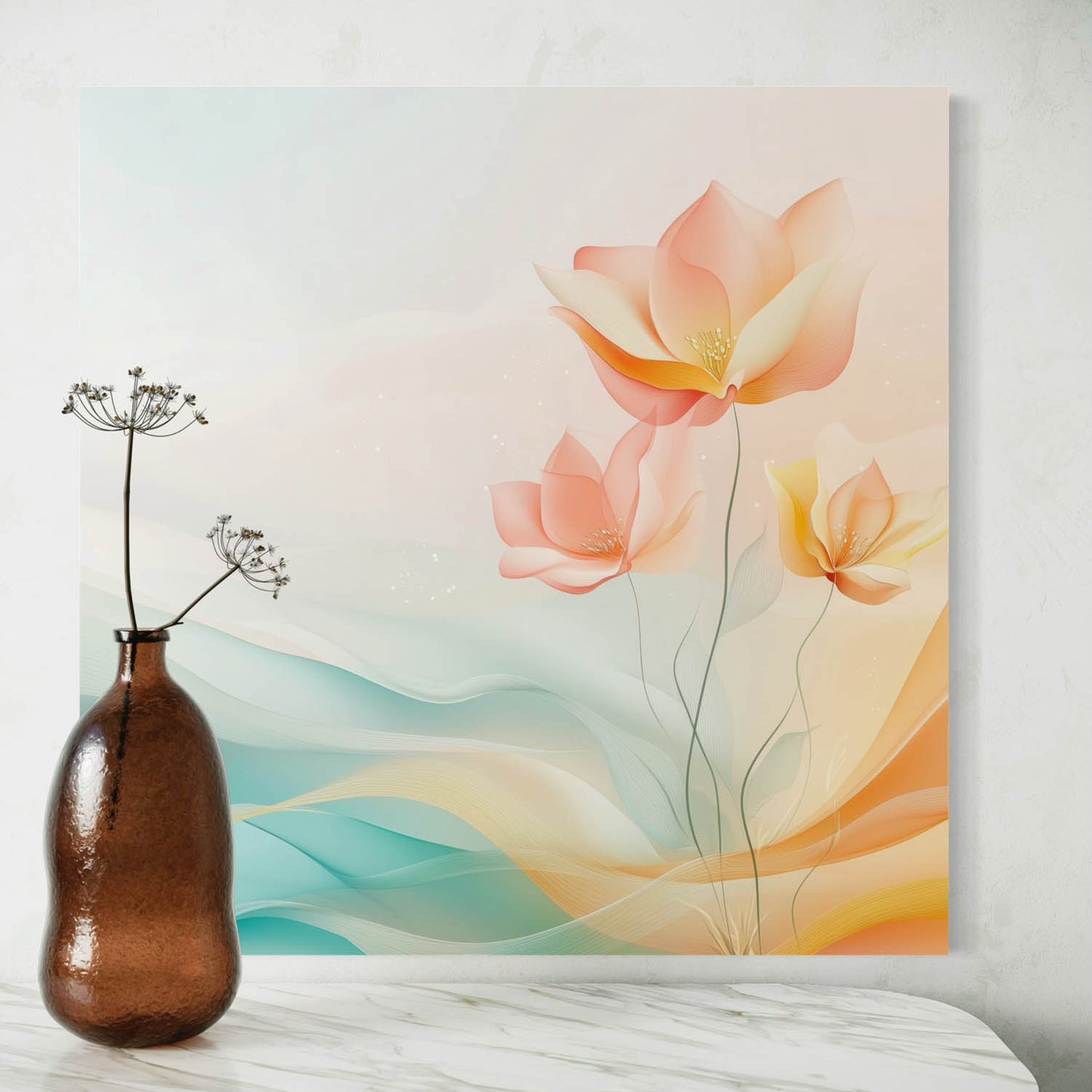 Petal Whisper - Canvas Wall Art