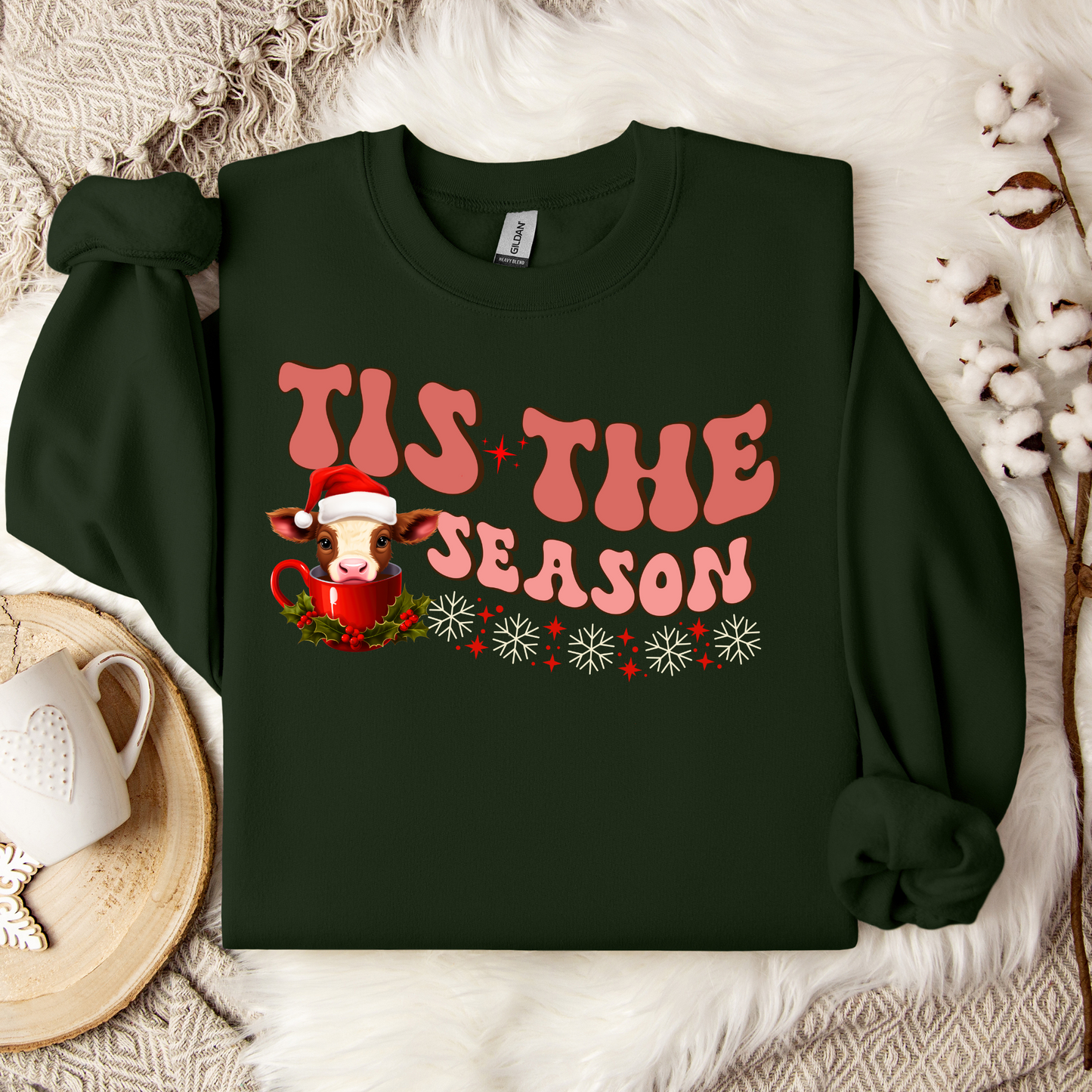 Cow Christmas Sweatshirt