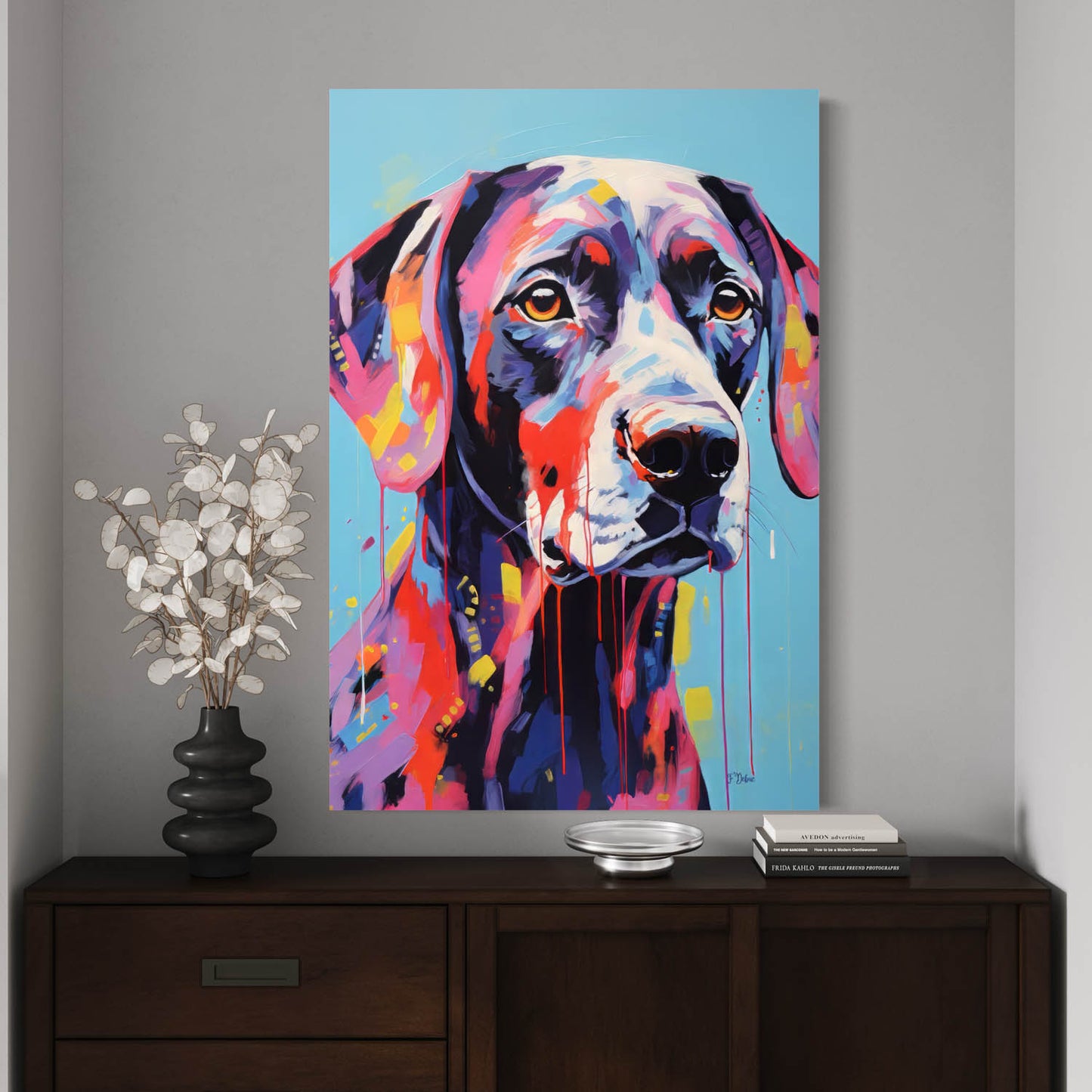 Coonhound Dog - Canvas Wall Art