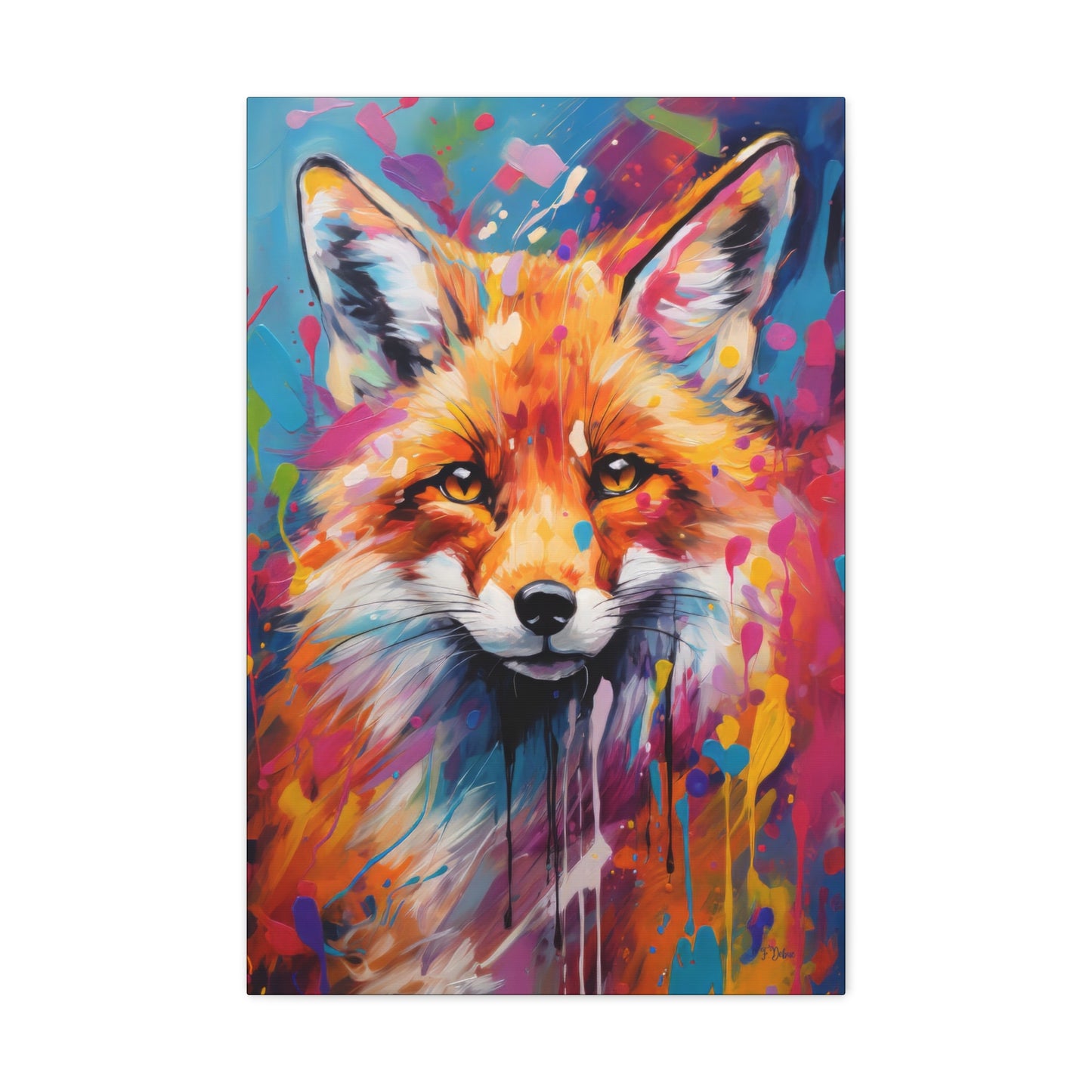 Mystical Fox - Canvas Wall Art