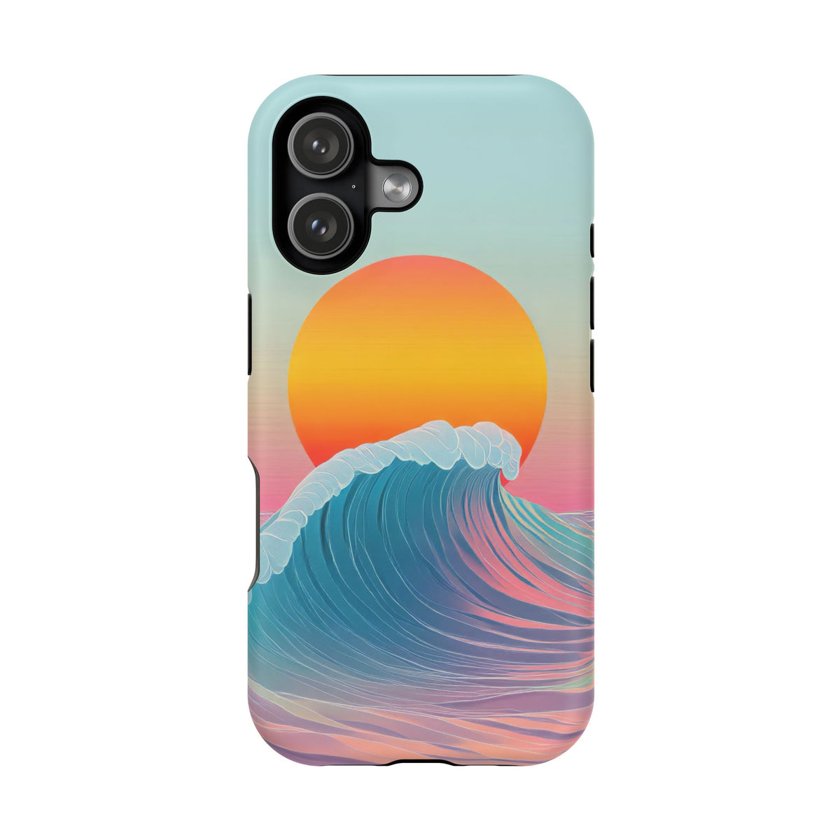 Sunset Wave - Magnetic iPhone Case