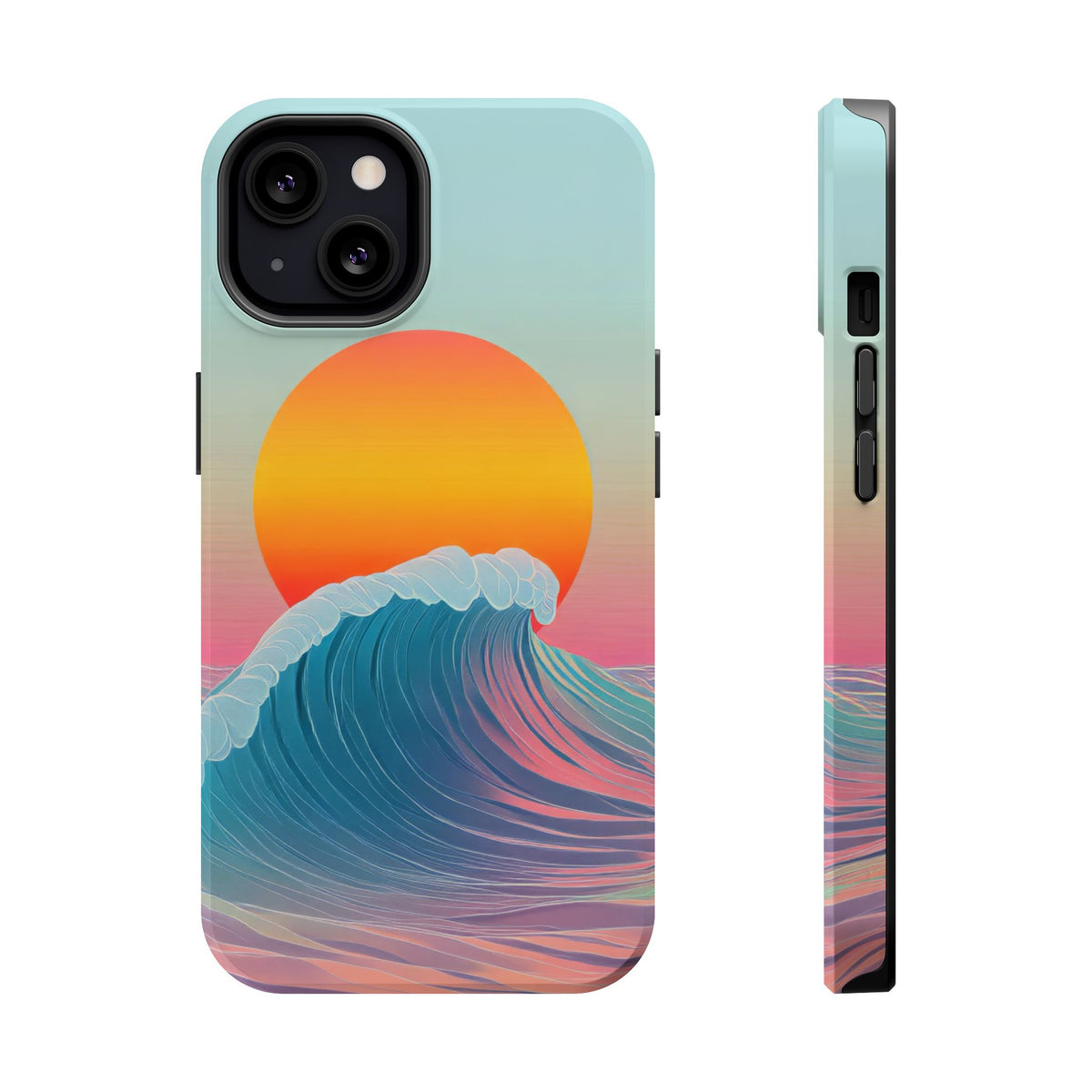 Sunset Wave - Magnetic iPhone Case