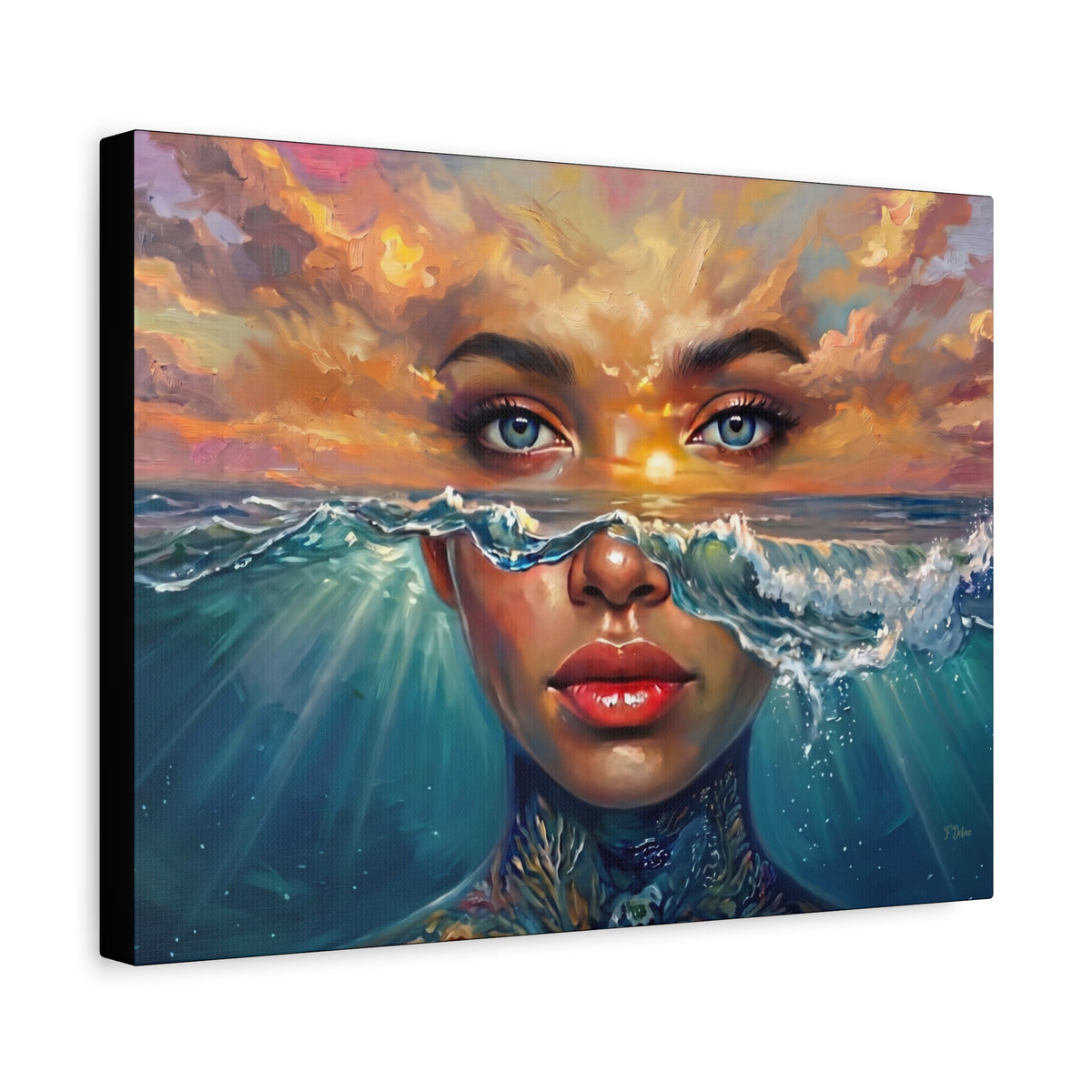 Ocean Goddess - Canvas Wall Art