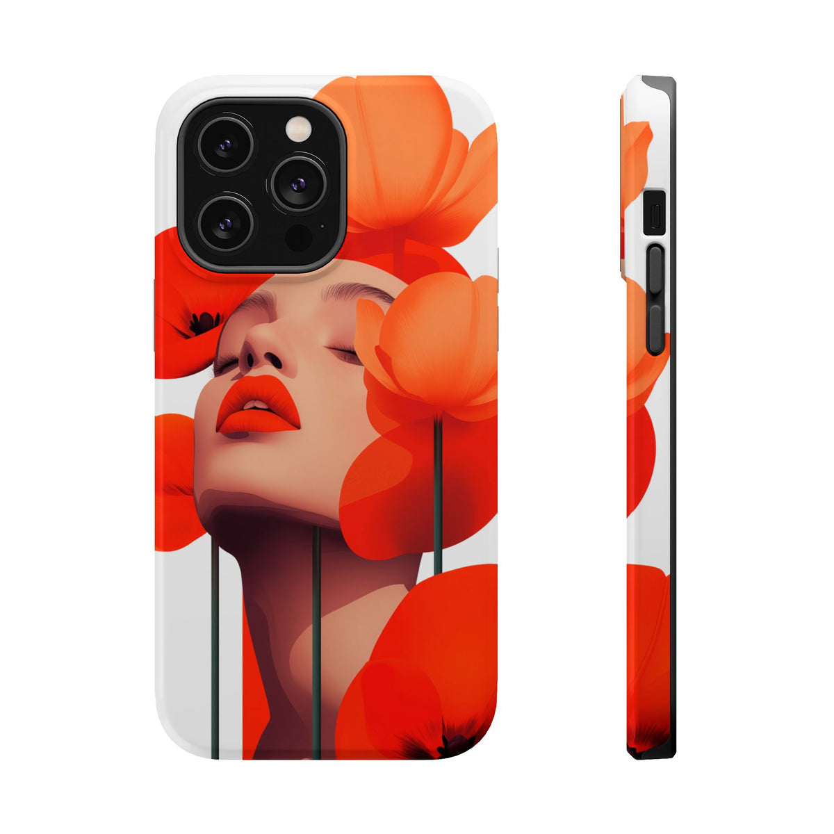 Dahlia Portrait - Magnetic iPhone Case