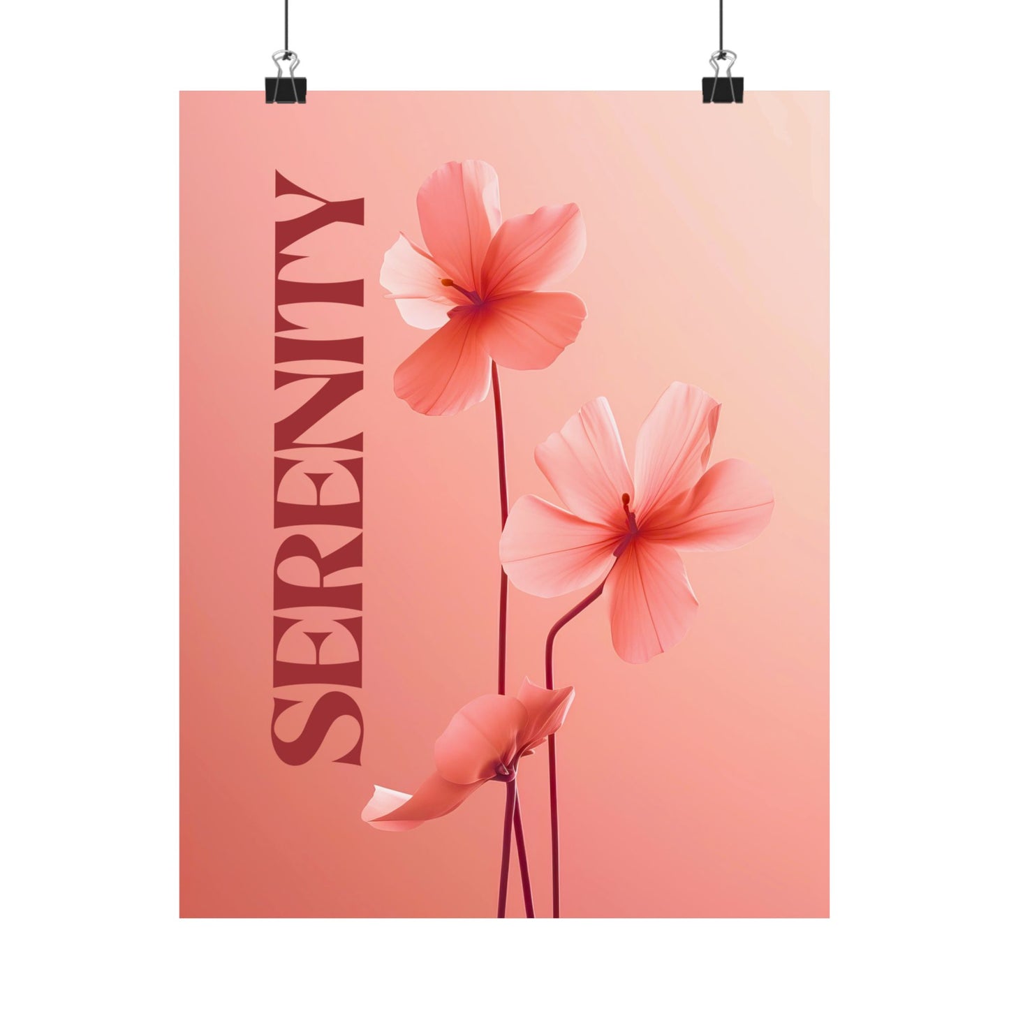 Serenity – Floral Art Print