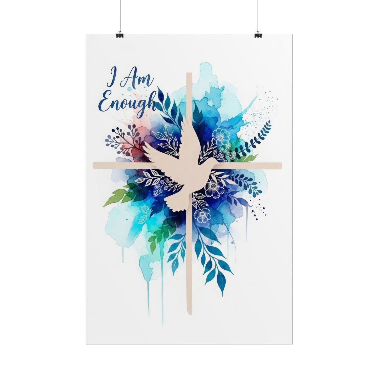 I Am Enough - Christian Art Print