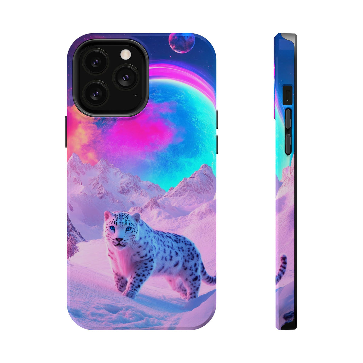 Snow Leopard - Magnetic iPhone Case
