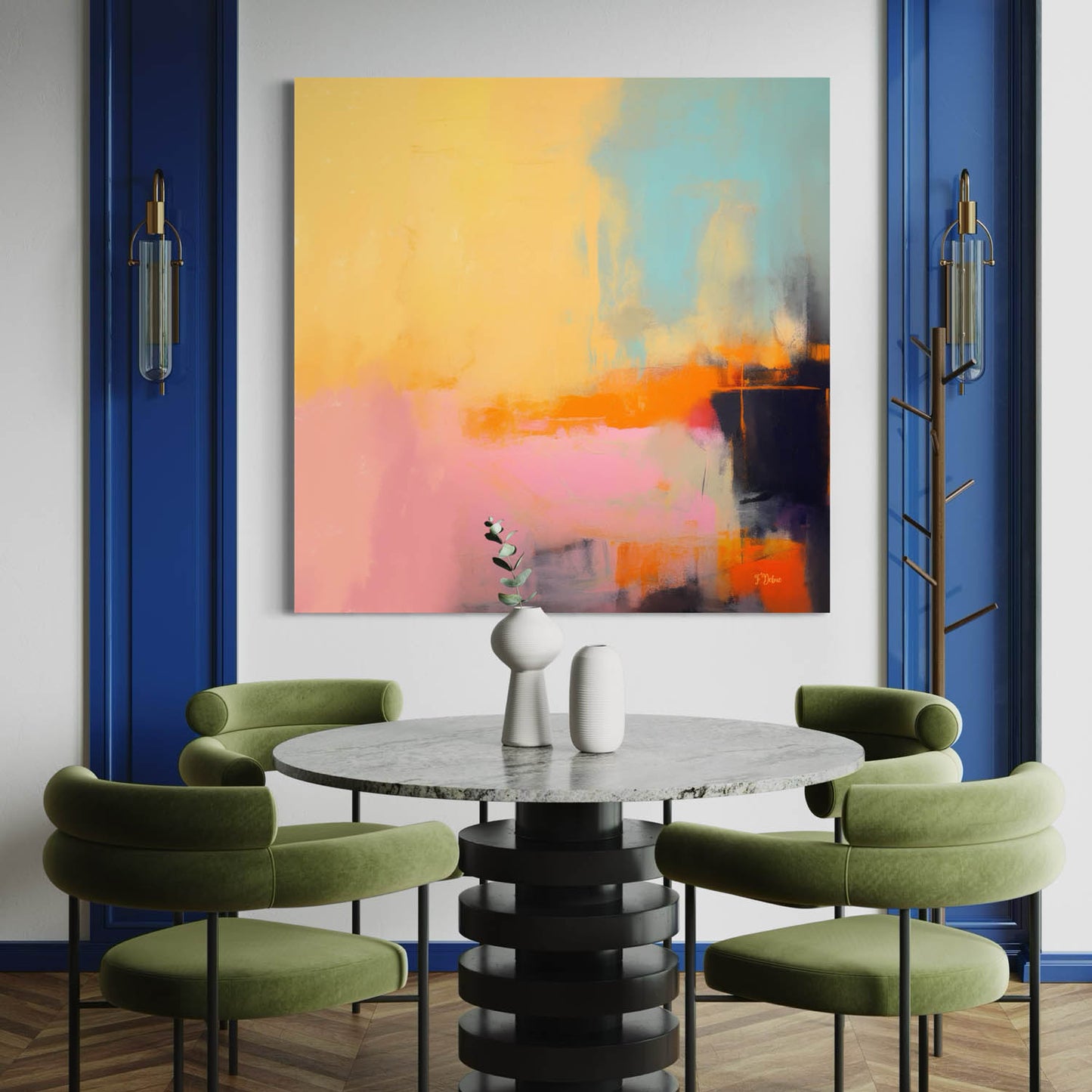 Yellow Symphony – Modern Abstract Painting