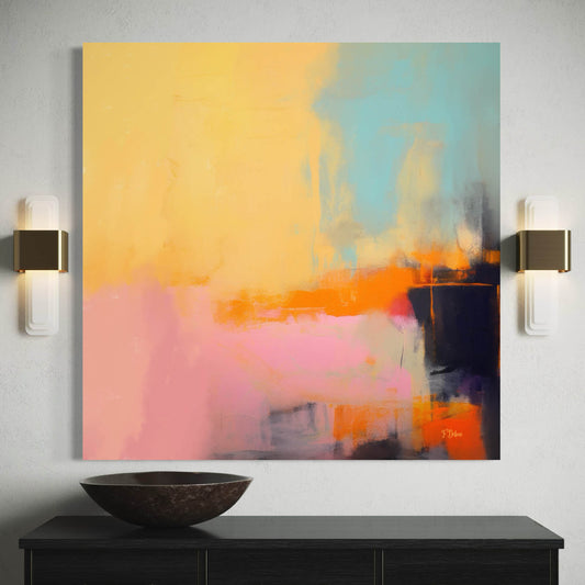 Yellow Symphony – Modern Abstract Painting