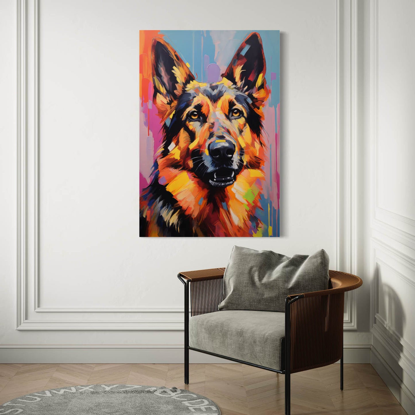 German Shepperd - Canvas Wall Art