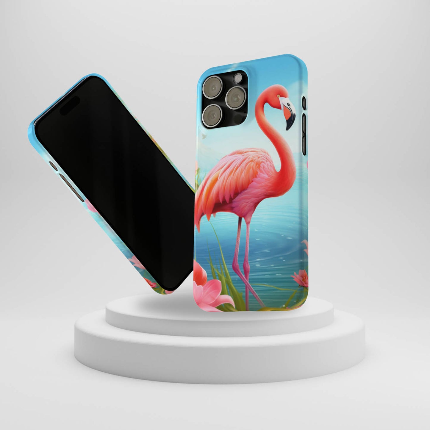 Tropical Flamingo iPhone Case