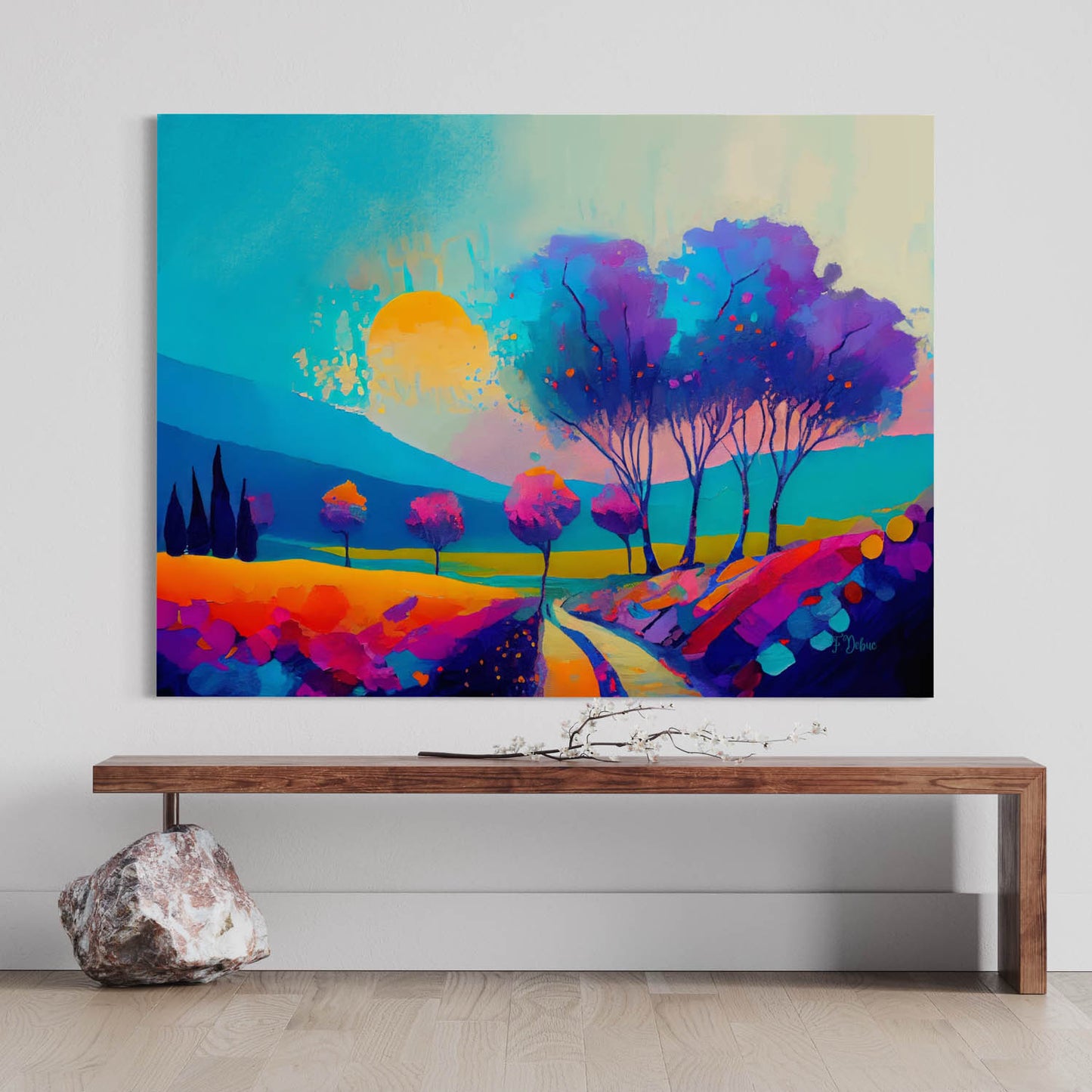 Impressionistic Landscape - Canvas Wall Art