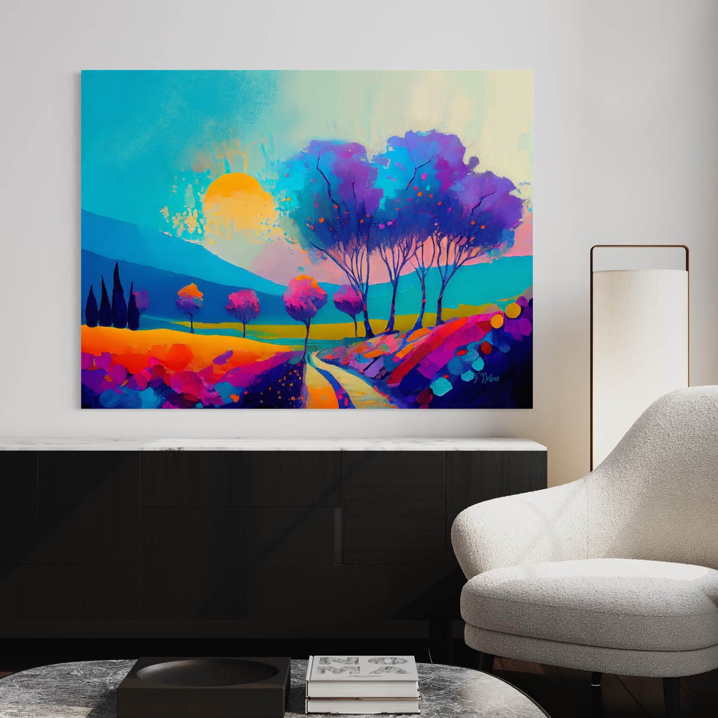 Impressionistic Landscape - Canvas Wall Art