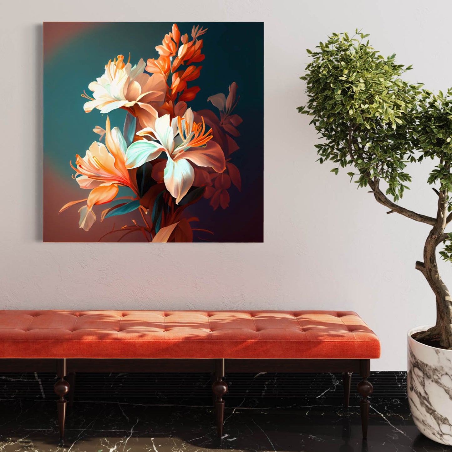 Floralusion - Canvas Wall Art